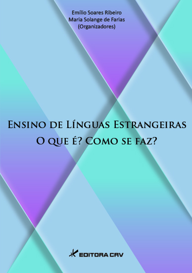 Capa do livro: ENSINO DE LÍNGUAS ESTRANGEIRAS. O QUE É? COMO SE FAZ?