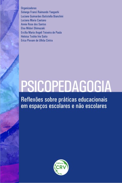 Capa do livro: PSICOPEDAGOGIA:<br>reflexões sobre práticas educacionais em espaços escolares e não escolares