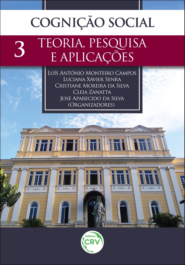 Capa do livro: COGNIÇÃO SOCIAL: <br>teoria, pesquisa e aplicações<br> Volume 3