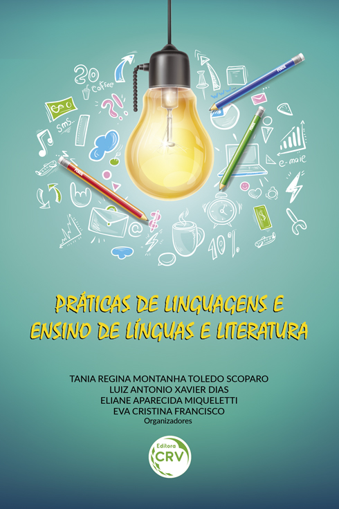 Capa do livro: PRÁTICAS DE LINGUAGENS E ENSINO DE LÍNGUAS E LITERATURA