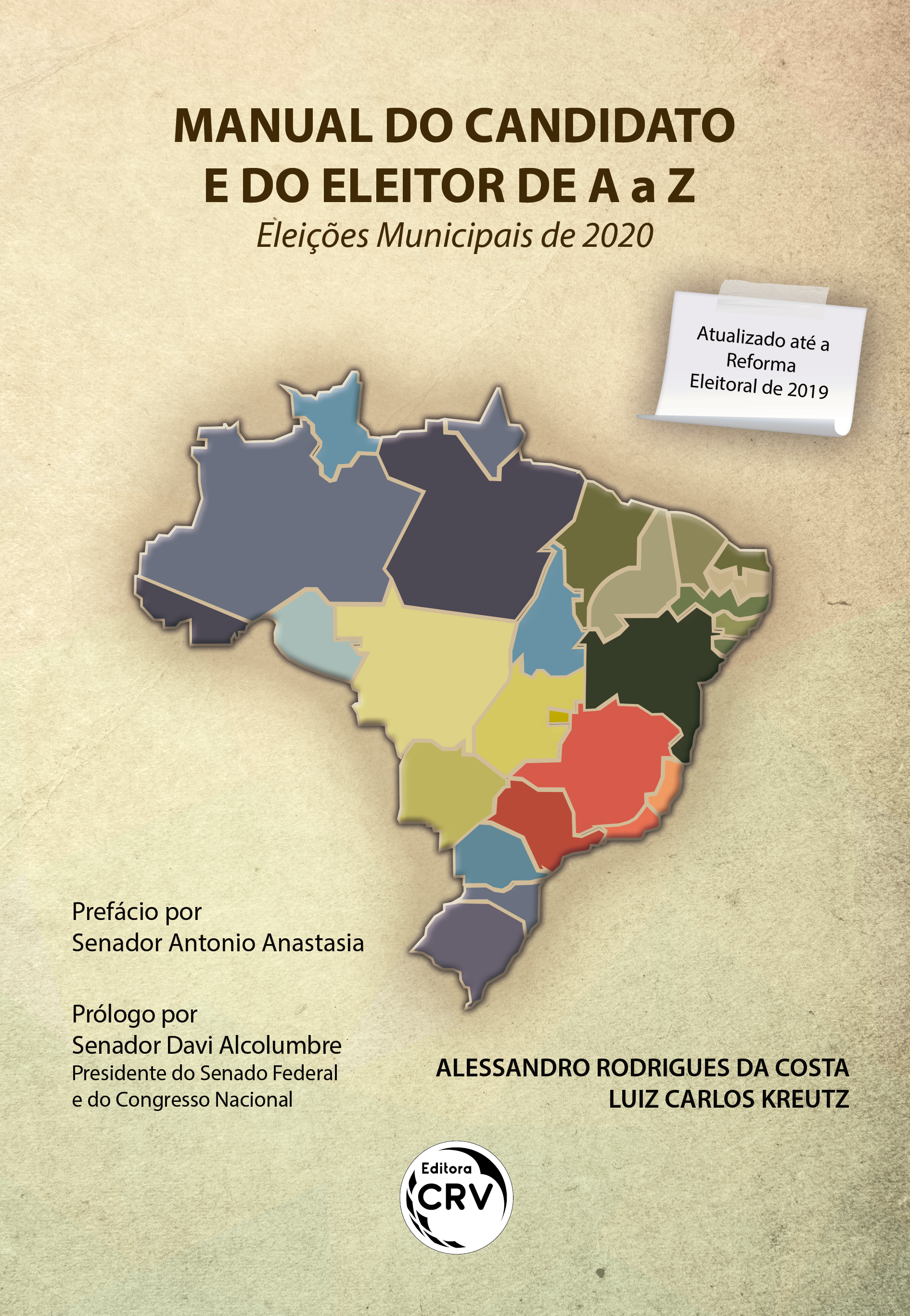 Capa do livro: MANUAL DO CANDIDATO E DO ELEITOR DE A a Z – ELEIÇÕES MUNICIPAIS DE 2020