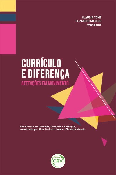 Capa do livro: CURRÍCULO E DIFERENÇA: <BR> afetações em movimento 