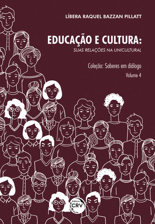 Capa do livro: EDUCAÇÃO E CULTURA:<br>suas relações na Unicultural<br>Coleção: Saberes em diálogo<br>Volume 4