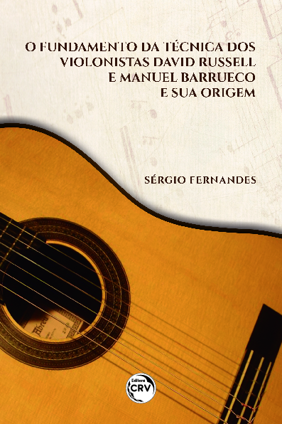 Capa do livro: O FUNDAMENTO DA TÉCNICA DOS VIOLONISTAS DAVID RUSSELL E MANUEL BARRUECO E SUA ORIGEM