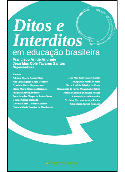 Capa do livro: DITOS E INTERDITOS EM EDUCAÇÃO BRASILEIRA