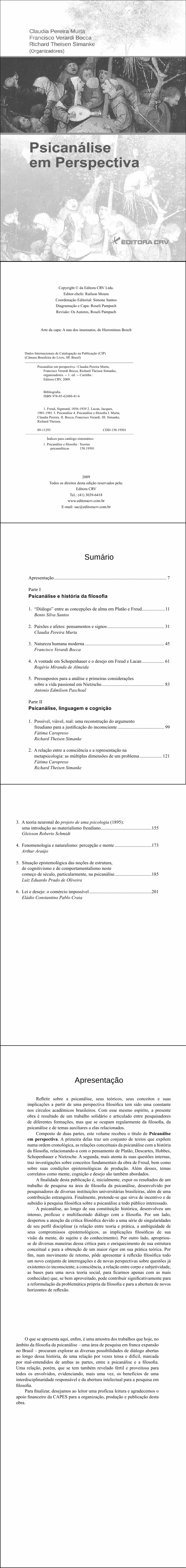 PSICANÁLISE EM PERSPECTIVA