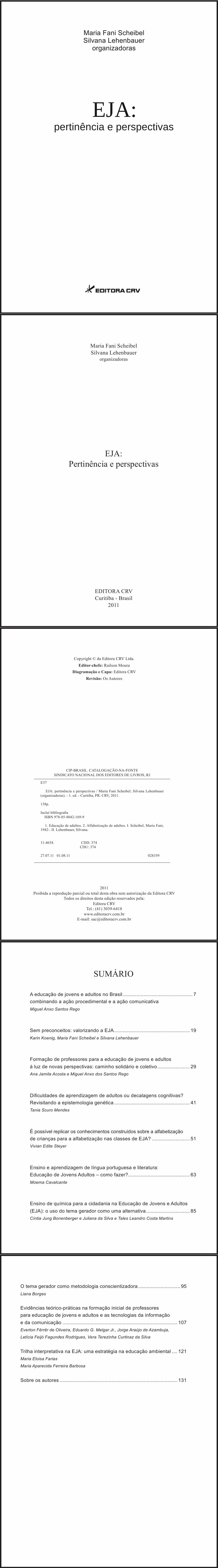 EJA:<br>pertinência e perspectivas