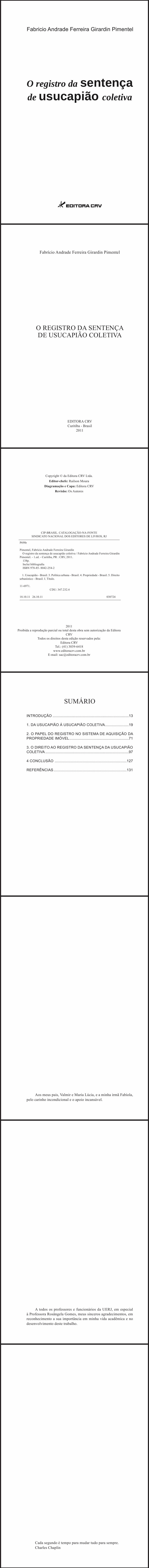 O REGISTRO DA SENTENÇA DE USUCAPIÃO COLETIVA