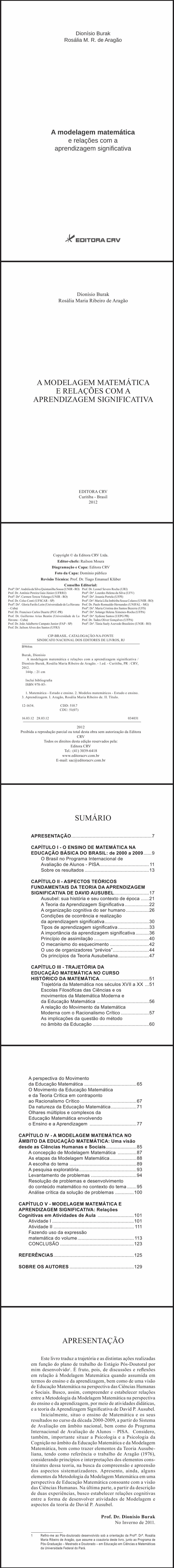 A MODELAGEM MATEMÁTICA E RELAÇÕES COM A APRENDIZAGEM SIGNIFICATIVA