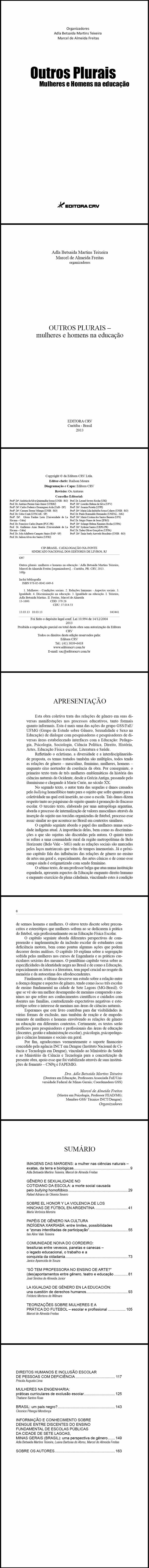 OUTROS PLURAIS<br>mulheres e homens na educação