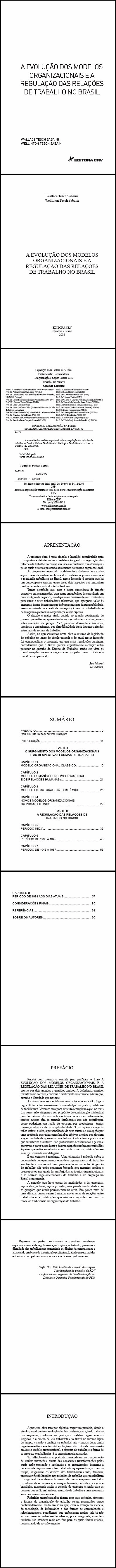 A EVOLUÇÃO DOS MODELOS ORGANIZACIONAIS E A REGULAÇÃO DAS RELAÇÕES DE TRABALHO NO BRASIL