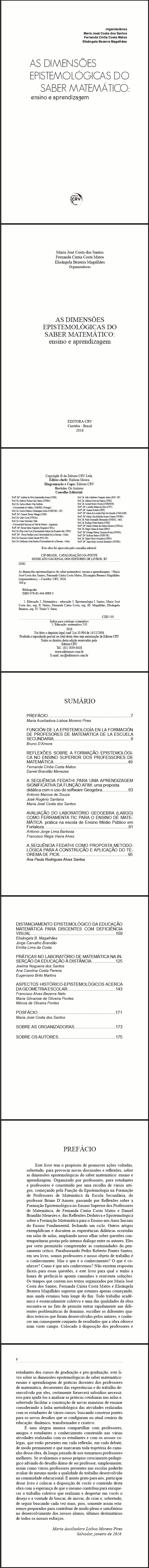 AS DIMENSÕES EPISTEMOLÓGICAS DO SABER MATEMÁTICO:<br>ensino e aprendizagem