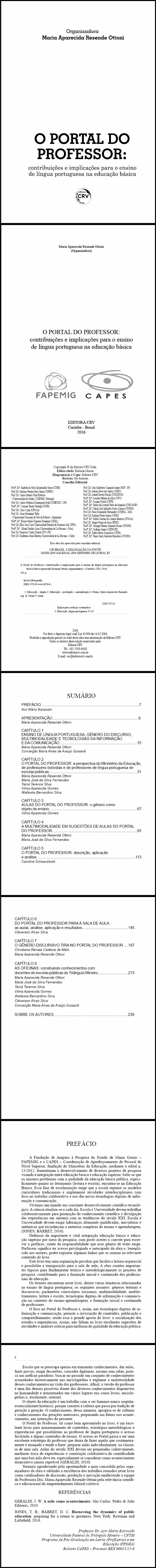 O PORTAL DO PROFESSOR:<br>contribuições e implicações para o ensino de língua portuguesa na educação básica