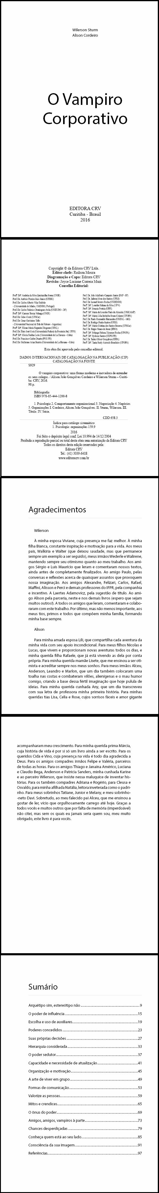 O VAMPIRO CORPORATIVO: <br>uma forma moderna e inovadora de entender os seus colegas<br> 2ª Edição