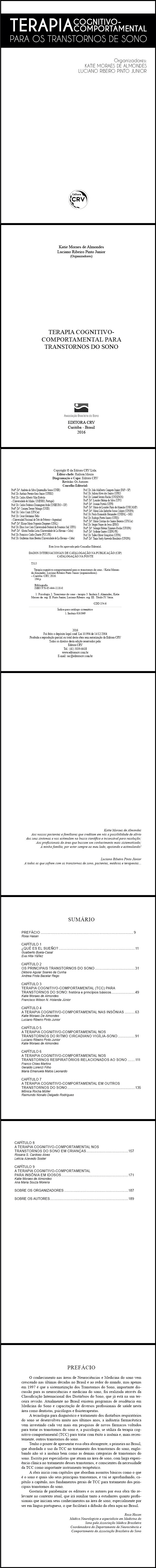 TERAPIA COGNITIVO-COMPORTAMENTAL:<br>para os transtornos de sono