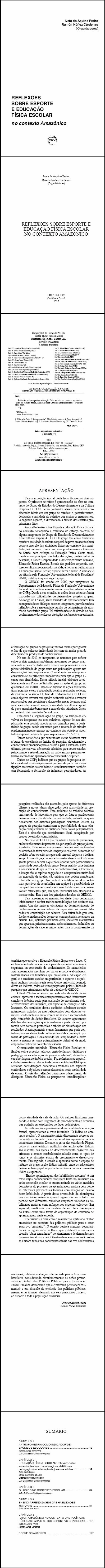 REFLEXÕES SOBRE ESPORTE E EDUCAÇÃO FÍSICA ESCOLAR NO CONTEXTO AMAZÔNICO