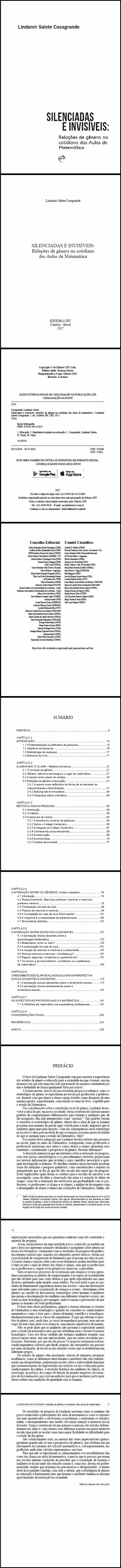 SILENCIADAS E INVISÍVEIS:<br> relações de gênero no cotidiano das aulas de matemática