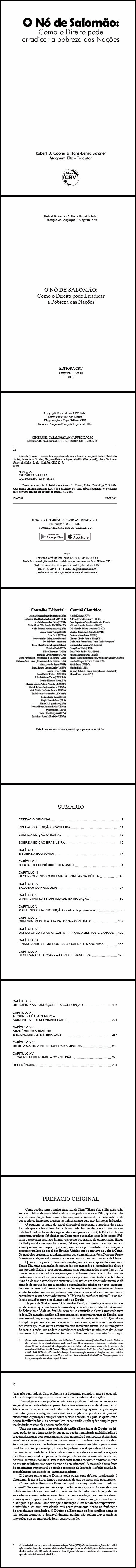 O NÓ DE SALOMÃO:<br> como o direito pode erradicar a pobreza das nações 