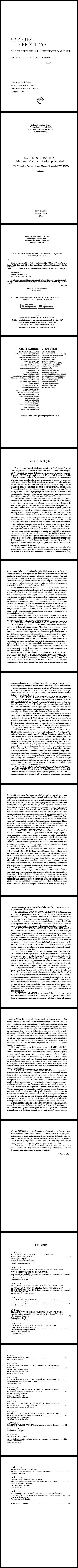 SABERES E PRÁTICAS:<br> multirreferência e interdisciplinaridade – volume 3