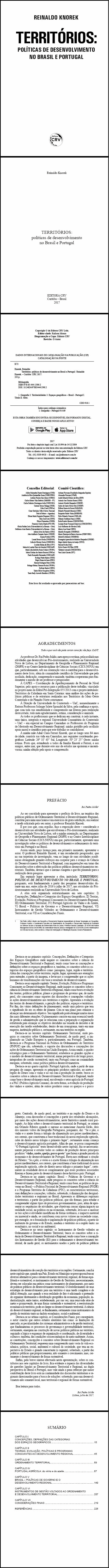 TERRITÓRIOS:<br> políticas de desenvolvimento no Brasil e Portugal