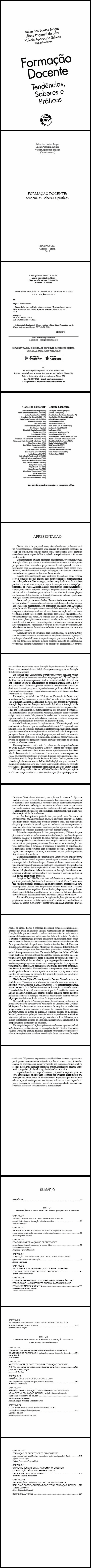 FORMAÇÃO DOCENTE:<br> tendências, saberes e práticas