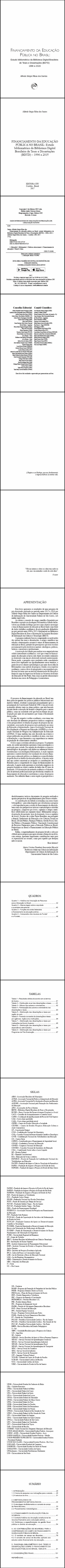 FINANCIAMENTO DA EDUCAÇÃO PÚBLICA NO BRASIL:<br>estudo bibliométrico da Biblioteca Digital Brasileira de Teses e Dissertações (BDTD) – 1996 a 2015