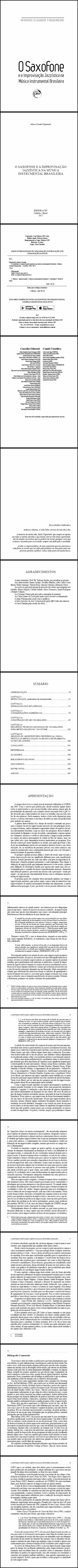 O SAXOFONE E A IMPROVISAÇÃO JAZZÍSTICA NA MÚSICA INSTRUMENTAL BRASILEIRA