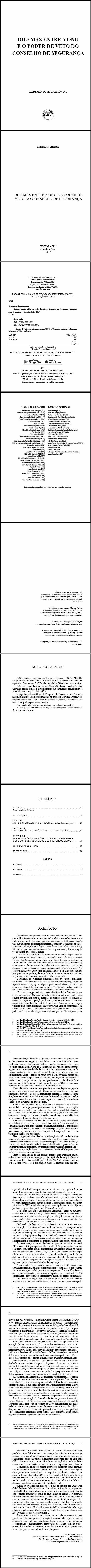 DILEMAS ENTRE A ONU E O PODER DE VETO DO CONSELHO DE SEGURANÇA