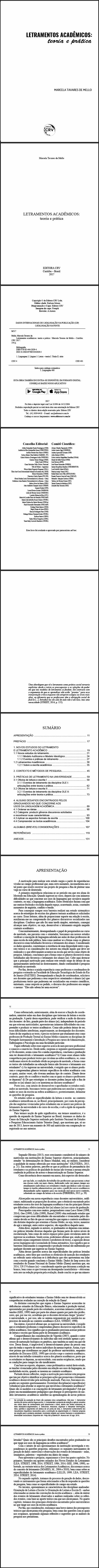 LETRAMENTOS ACADÊMICOS:<br>teoria e prática