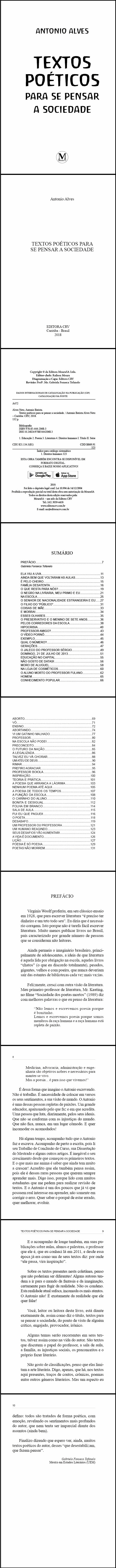 TEXTOS POÉTICOS PARA SE PENSAR A SOCIEDADE