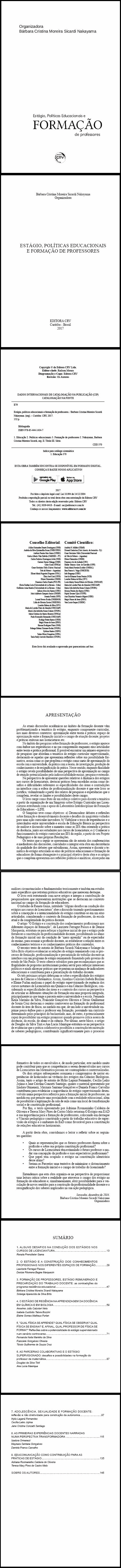 ESTÁGIO, POLÍTICAS EDUCACIONAIS E FORMAÇÃO DE PROFESSORES