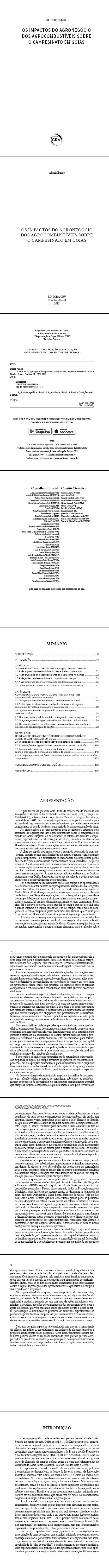 OS IMPACTOS DO AGRONEGÓCIO DOS AGROCOMBUSTÍVEIS SOBRE O CAMPESINATO EM GOIÁS