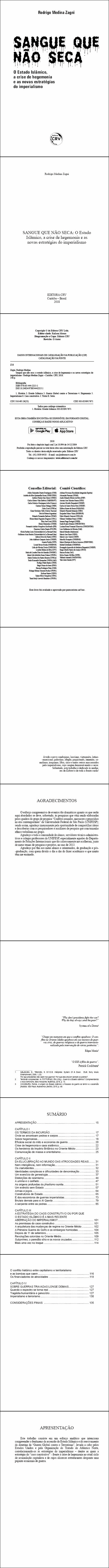 SANGUE QUE NÃO SECA: <br>O Estado Islâmico, a crise de hegemonia e as novas estratégias do imperialismo