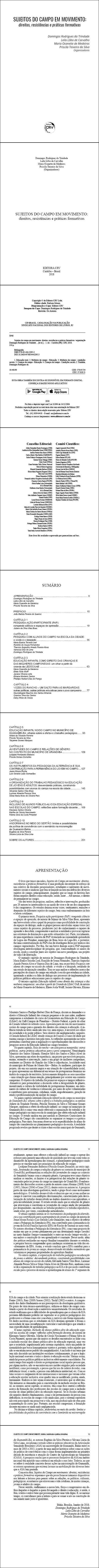 SUJEITOS DO CAMPO EM MOVIMENTO: <br>direitos, resistências e práticas formativas