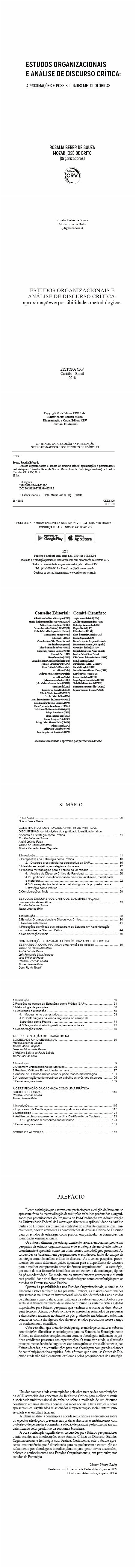 ESTUDOS ORGANIZACIONAIS E ANÁLISE DE DISCURSO CRÍTICA:<br>aproximações e possibilidades metodológicas