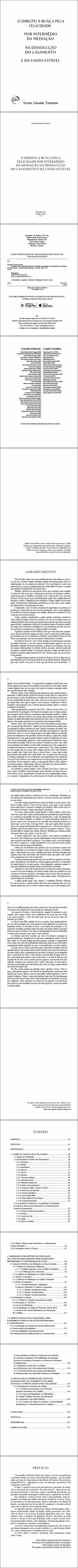 O DIREITO À BUSCA PELA FELICIDADE POR INTERMÉDIO DA MEDIAÇÃO NA DISSOLUÇÃO DO CASAMENTO E DA UNIÃO ESTÁVEL