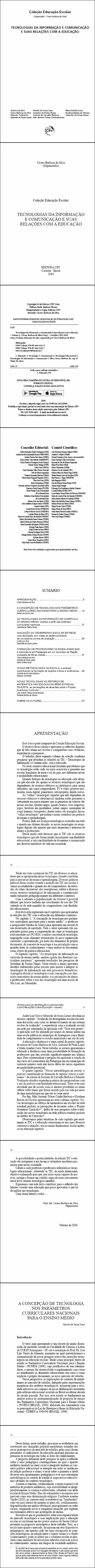 TECNOLOGIAS DA INFORMAÇÃO E COMUNICAÇÃO E SUAS RELAÇÕES COM A EDUCAÇÃO