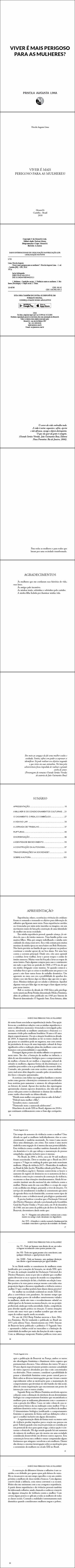 VIVER É MAIS PERIGOSO PARA AS MULHERES?