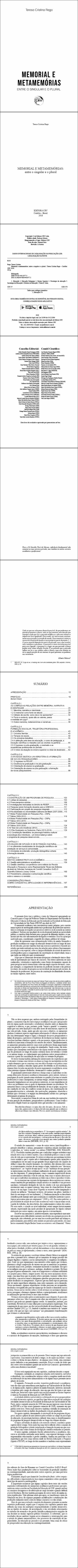MEMORIAL E METAMEMÓRIAS: <br>entre o singular e o plural