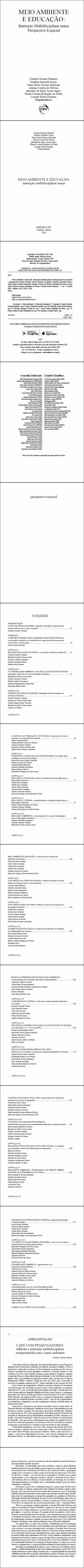 MEIO AMBIENTE E EDUCAÇÃO: <br>interação multidisciplinar numa perspectiva espacial