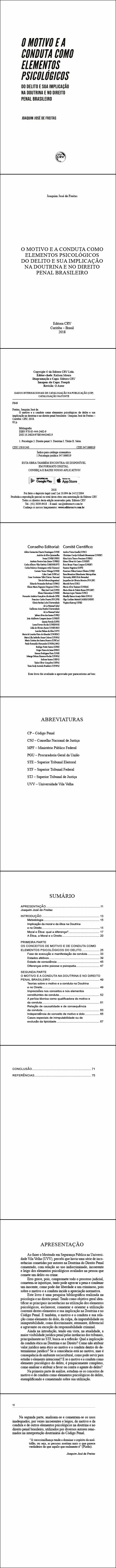 O MOTIVO E A CONDUTA COMO ELEMENTOS PSICOLÓGICOS DO DELITO E SUA IMPLICAÇÃO NA DOUTRINA E NO DIREITO PENAL BRASILEIRO