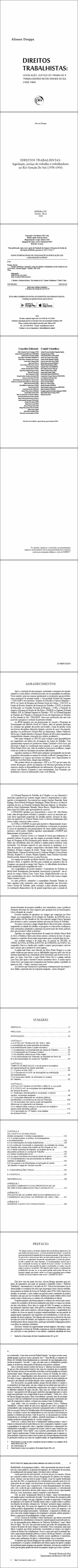 DIREITOS TRABALHISTAS: <br>legislação, justiça do trabalho e trabalhadores no Rio Grande Do Sul (1958-1964)