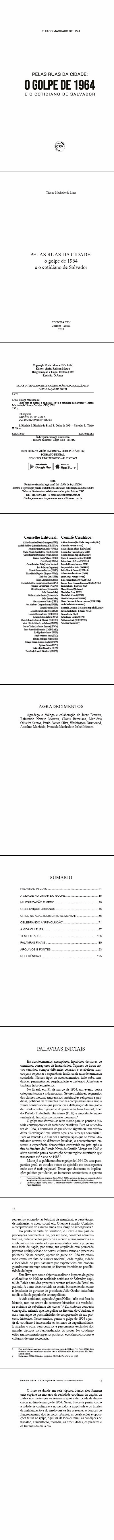 PELAS RUAS DA CIDADE: <br>o golpe de 1964 e o cotidiano de Salvador