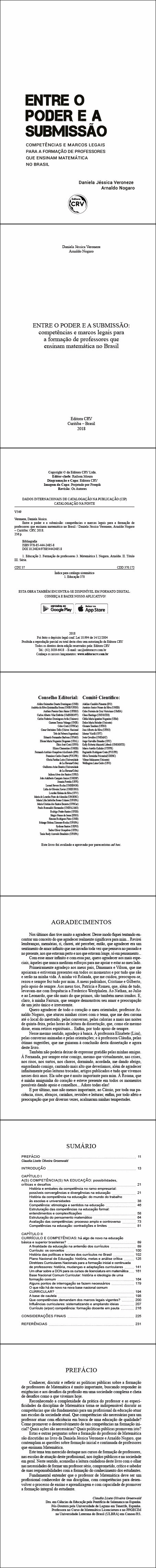 ENTRE O PODER E A SUBMISSÃO: <br> competências e marcos legais para a formação de professores que ensinam matemática no Brasil