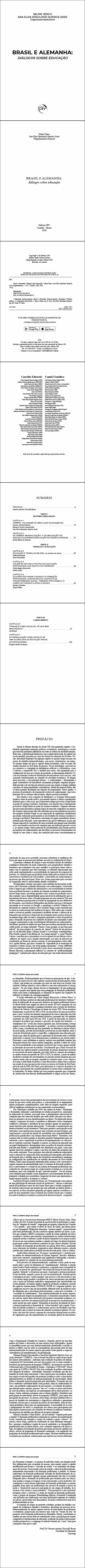 BRASIL E ALEMANHA: <br>diálogos sobre educação