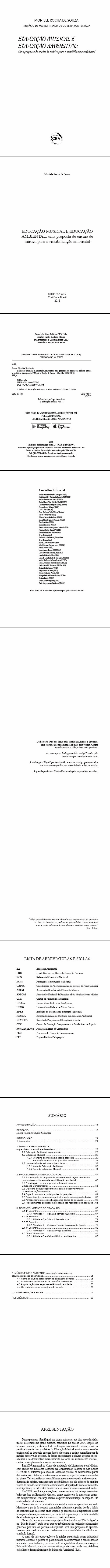 EDUCAÇÃO MUSICAL E EDUCAÇÃO AMBIENTAL: <br>uma proposta de ensino de música para a sensibilização ambiental