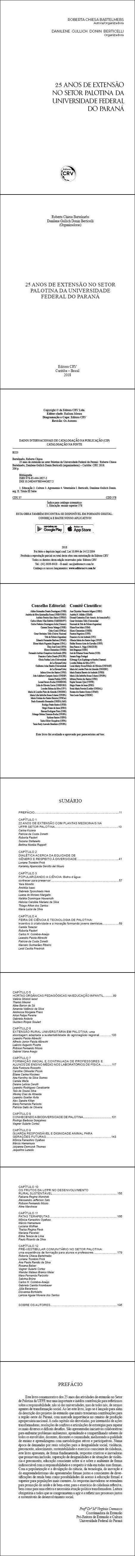 25 ANOS DE EXTENSÃO NO SETOR PALOTINA DA UNIVERSIDADE FEDERAL DO PARANÁ