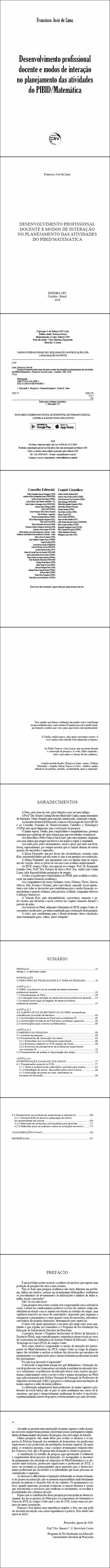 DESENVOLVIMENTO PROFISSIONAL DOCENTE E MODOS DE INTERAÇÃO NO PLANEJAMENTO DAS ATIVIDADES DO PIBID/MATEMÁTICA