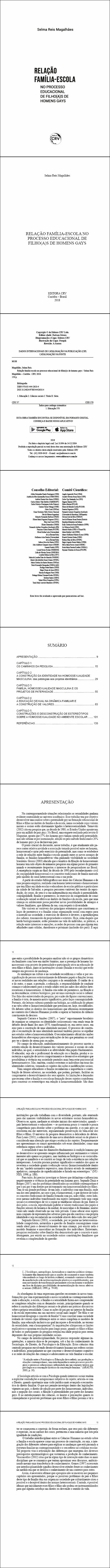 RELAÇÃO FAMÍLIA-ESCOLA NO PROCESSO EDUCACIONAL DE FILHO(A)S DE HOMENS GAYS