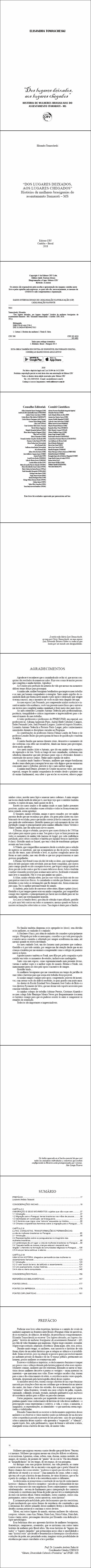 “DOS LUGARES DEIXADOS, AOS LUGARES CHEGADOS”<br> Histórias de mulheres brasiguaias do assentamento Itamarati – MS